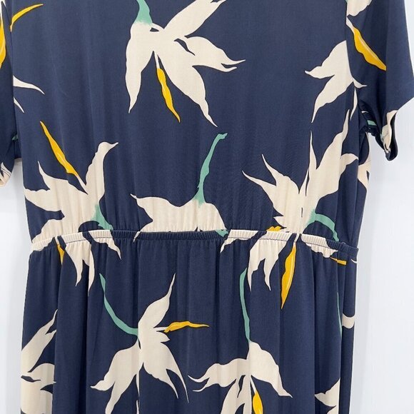 Lane Bryant Women's Plus Floral Ruched Maxi Dress Size 14/16P NWT - Picture 7 of 11